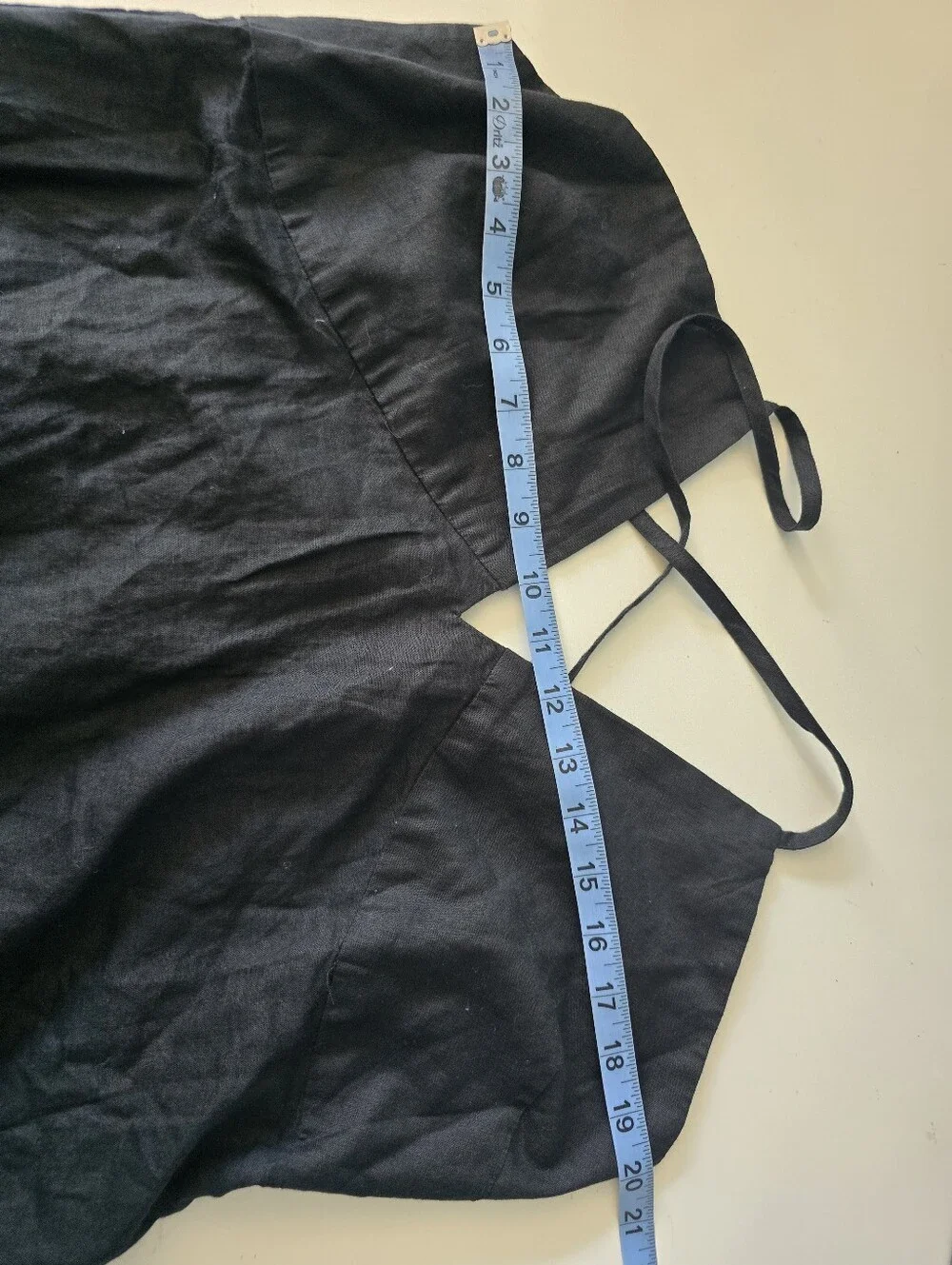 J. Crew Black Cross-back Linen Cotton Blend XXL Nwt